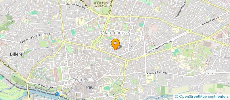 localisation de l'entreprise MONSIEUR LENAIC MEYO M EKOMIE à PAU