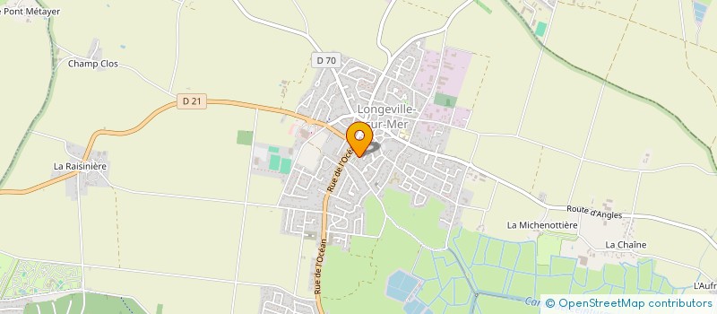 localisation de l'entreprise MONSIEUR LENAIC PAUTRAT  LONGEVILLE-SUR-MER