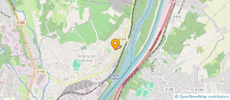 localisation de l'entreprise MONSIEUR LENAIC POMMET  GRIGNY-SUR-RHONE