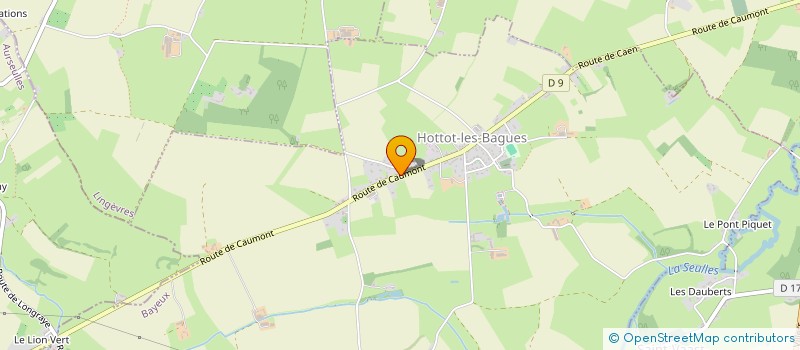 localisation de l'entreprise MONSIEUR LENAIC VINCENT  HOTTOT-LES-BAGUES