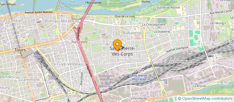 localisation de l'entreprise MONSIEUR LENAIC XAVIER  SAINT-PIERRE-DES-CORPS