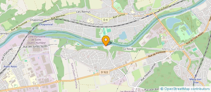 localisation de l'entreprise MONSIEUR LENDON JENBACK  MERY-SUR-OISE