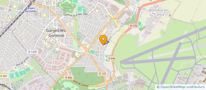 localisation de l'entreprise MONSIEUR LENET DUCLONA  GARGES-LES-GONESSE