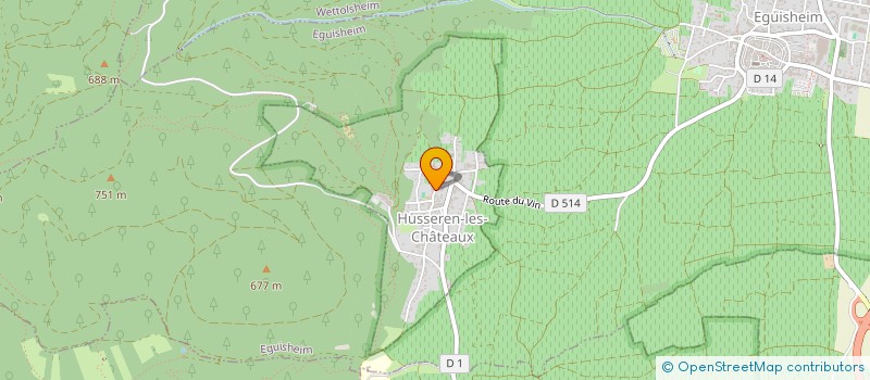 localisation de l'entreprise MONSIEUR LENG KHENG  HUSSEREN-LES-CHATEAUX