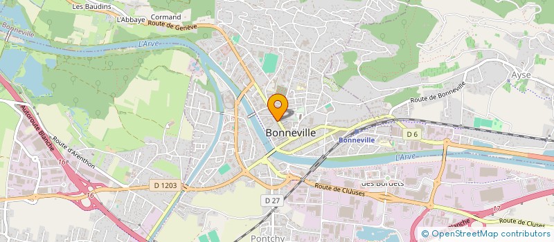 localisation de l'entreprise MONSIEUR LENG PONGPHACHANXAY  BONNEVILLE