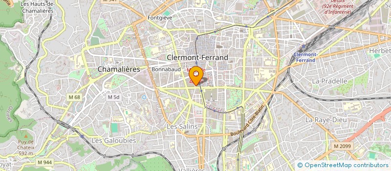 localisation de l'entreprise MONSIEUR LENI KONG A SIOU  CLERMONT-FERRAND