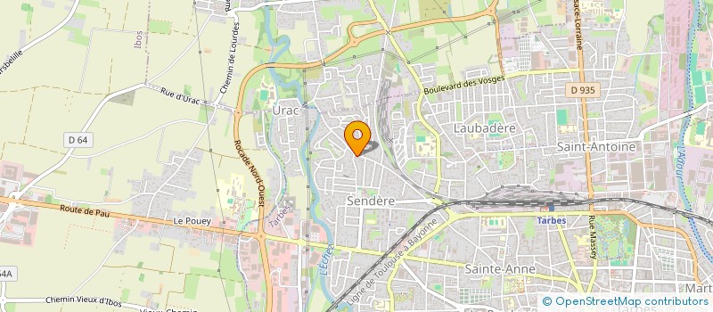 localisation de l'entreprise MONSIEUR LENI LANDOUER  TARBES