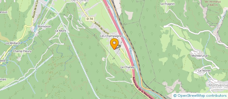 localisation de l'entreprise MONSIEUR LENI TORRES  SAINTE-MARIE-DE-CUINES