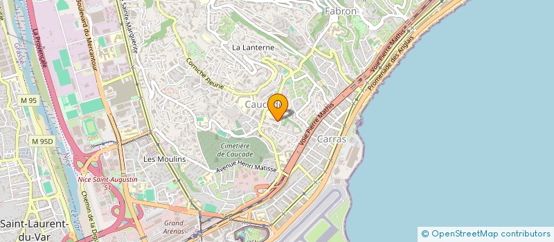 localisation de l'entreprise MONSIEUR LENINE MENDES CABRAL à NICE