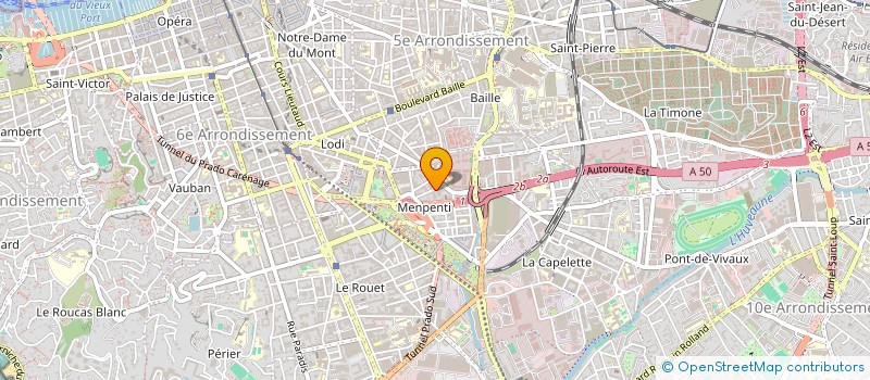 localisation de l'entreprise MONSIEUR LENIS HYLAIRE  MARSEILLE