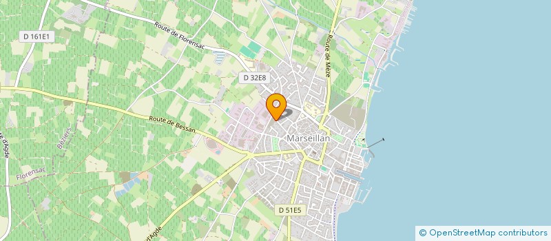 localisation de l'entreprise MONSIEUR LENNY AUGEIX à MARSEILLAN