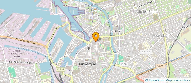 localisation de l'entreprise MONSIEUR LENNY BLANCHARD  DUNKERQUE
