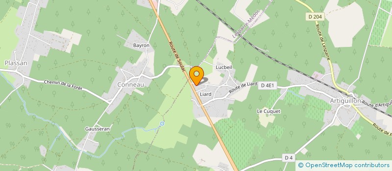 localisation de l'entreprise MONSIEUR LENNY BONAMY  SAINT-GERMAIN-D'ESTEUIL