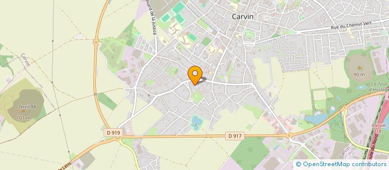 localisation de l'entreprise MONSIEUR LENNY BOURGADE  CARVIN