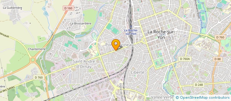 localisation de l'entreprise MONSIEUR LENNY COSSARD  LA ROCHE-SUR-YON