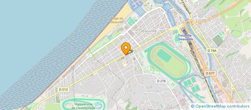 localisation de l'entreprise MONSIEUR LENNY DUJARDIN  DEAUVILLE