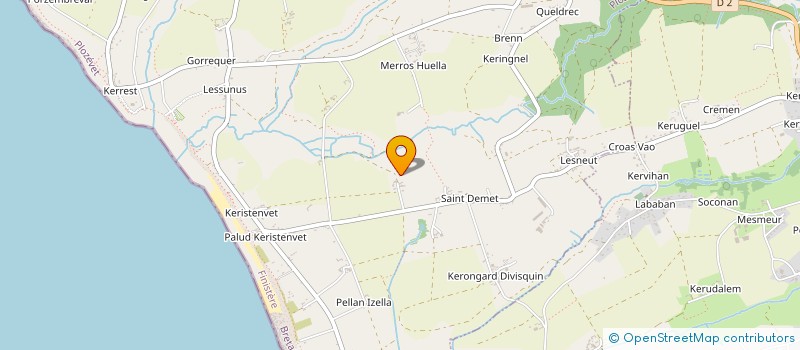 localisation de l'entreprise MONSIEUR LENNY GOUEDIC  PLOZEVET