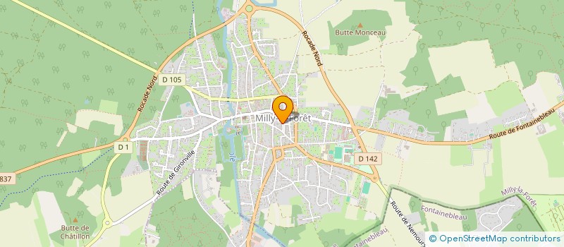 localisation de l'entreprise MONSIEUR LENNY HUSSENAY  MILLY-LA-FORET