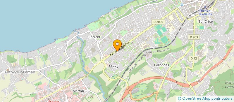localisation de l'entreprise MONSIEUR LENNY LAMA à THONON-LES-BAINS