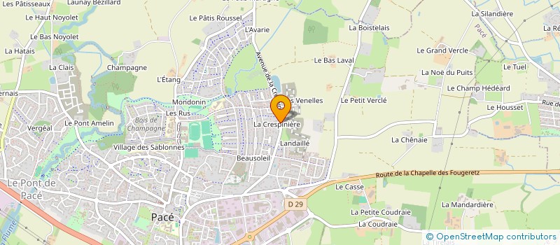 localisation de l'entreprise MONSIEUR LENNY LORENZI CATREUX  PACE