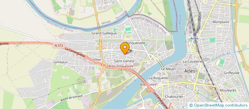 localisation de l'entreprise MONSIEUR LENNY LUCCIONI  ARLES