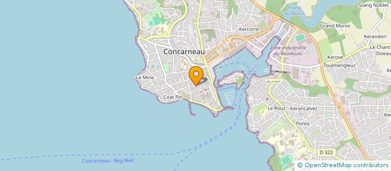 localisation de l'entreprise MONSIEUR LENNY MARIEN à CONCARNEAU