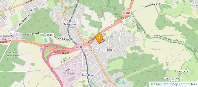 localisation de l'entreprise MONSIEUR LENNY MATEUS  FREPILLON