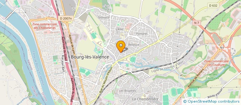 localisation de l'entreprise MONSIEUR LENNY MAZABRARD  BOURG-LES-VALENCE