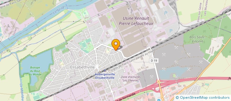 localisation de l'entreprise MONSIEUR LENNY MENDY  AUBERGENVILLE