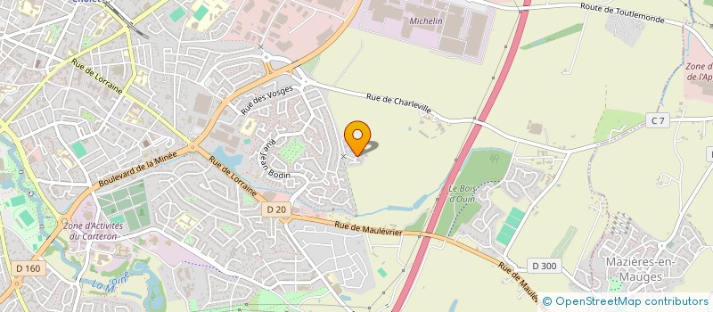 localisation de l'entreprise MONSIEUR LENNY MONIN à CHOLET