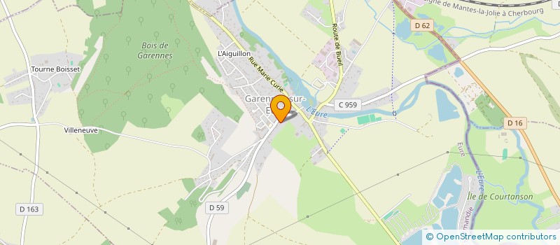 localisation de l'entreprise MONSIEUR LENNY MOTA  GARENNES-SUR-EURE