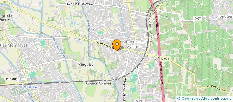localisation de l'entreprise MONSIEUR LENNY PADEY  MORIERES-LES-AVIGNON