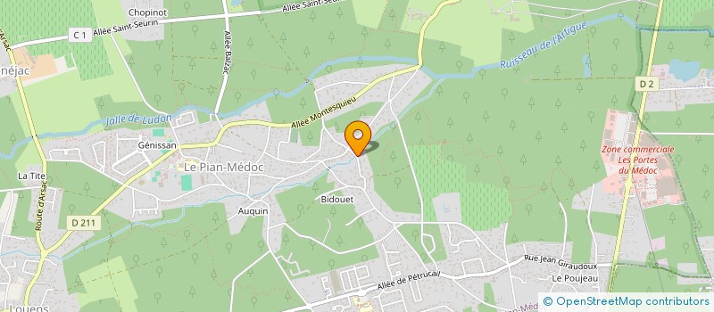 localisation de l'entreprise MONSIEUR LENNY PALMA  LE PIAN-MEDOC
