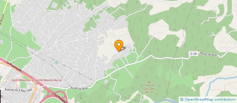 localisation de l'entreprise MONSIEUR LENNY PARMENTIER  SAINT-MAXIMIN-LA-SAINTE-BAUME