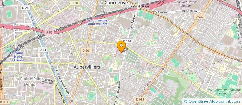 localisation de l'entreprise MONSIEUR LENNY SOMMAVILLA  AUBERVILLIERS