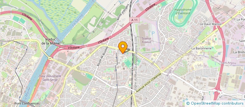 localisation de l'entreprise MONSIEUR LENNY THINE  ANGERS