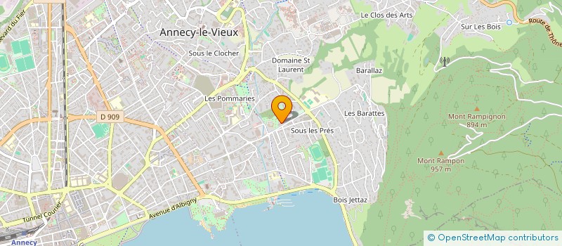 localisation de l'entreprise MONSIEUR LENNY THOMAS  ANNECY