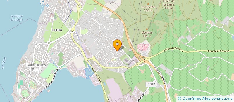 localisation de l'entreprise MONSIEUR LENNY VALENTI  BALARUC-LES-BAINS