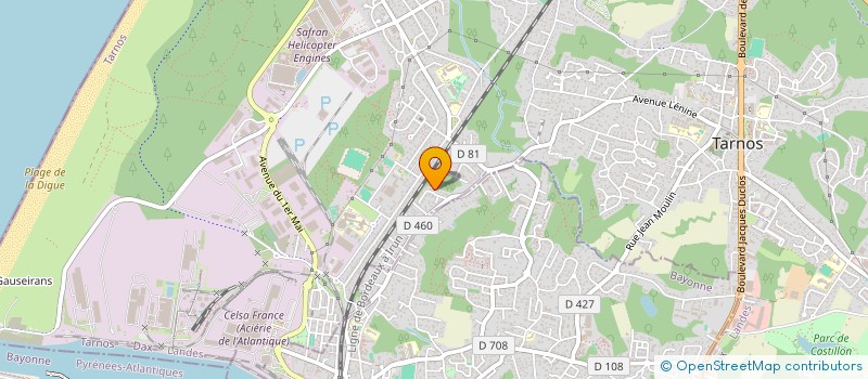 localisation de l'entreprise MONSIEUR LENNY ZAKETE MBOUNGOU  TARNOS