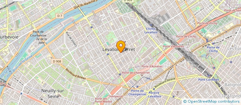 localisation de l'entreprise MONSIEUR LENY AUBERGEON à LEVALLOIS-PERRET