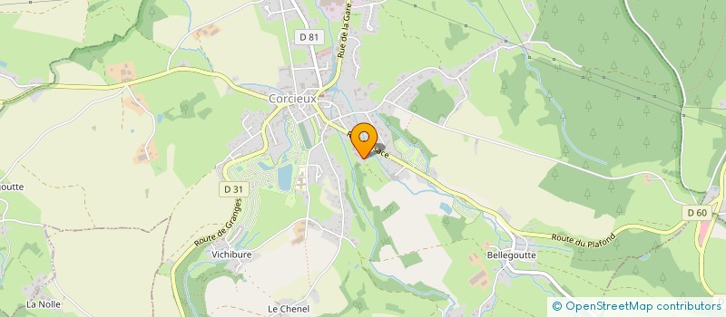localisation de l'entreprise MONSIEUR LENY BEJOT  CORCIEUX