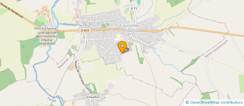 localisation de l'entreprise MONSIEUR LENY BOCKHORNI  COURCELLES-CHAUSSY