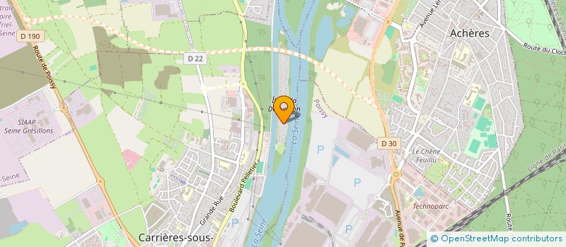 localisation de l'entreprise MONSIEUR LENY BREBION à CARRIERES SOUS POISSY