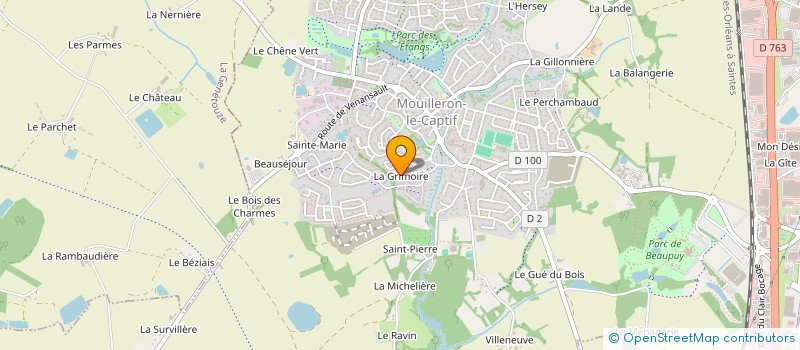 localisation de l'entreprise MONSIEUR LENY CHAILLOUX  MOUILLERON-LE-CAPTIF