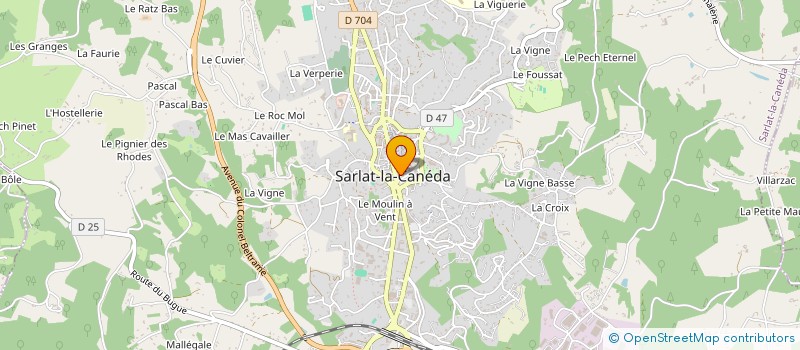 localisation de l'entreprise MONSIEUR LENY CONIN à SARLAT-LA-CANEDA