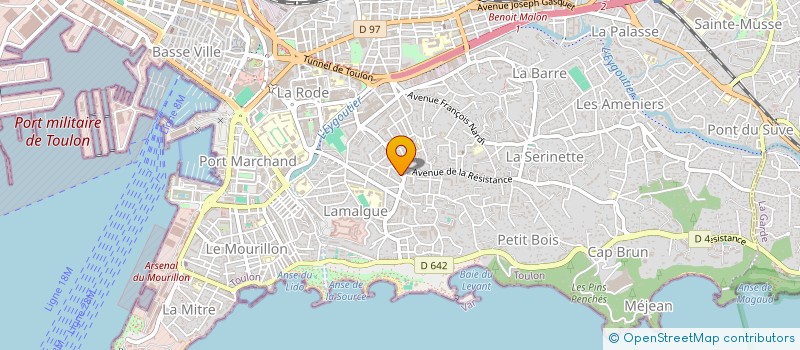 localisation de l'entreprise MONSIEUR LENY FABREGAT  TOULON