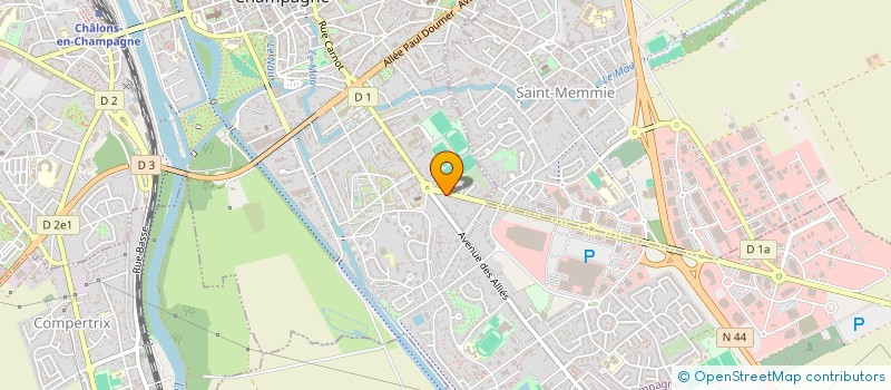 localisation de l'entreprise MONSIEUR LENY HENNEQUIN  CHALONS-EN-CHAMPAGNE