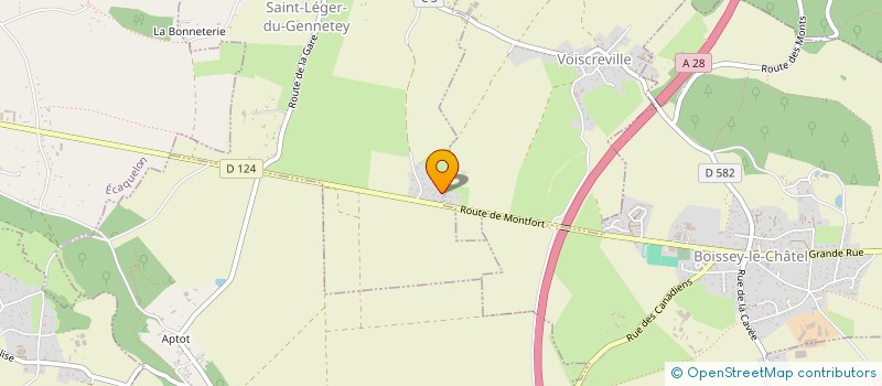localisation de l'entreprise MONSIEUR LENY IDIR  SAINT-LEGER-DU-GENNETEY
