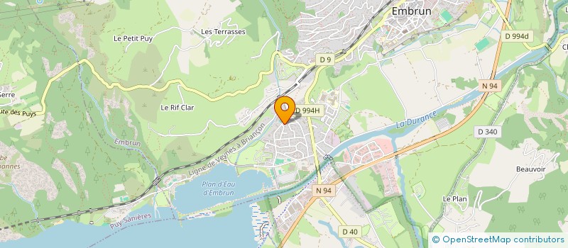 localisation de l'entreprise MONSIEUR LENY LAURENTI  EMBRUN