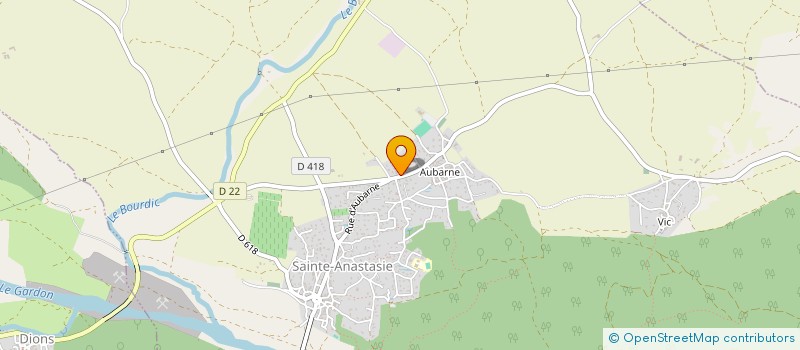 localisation de l'entreprise MONSIEUR LENY LEFEBVRE  SAINTE-ANASTASIE